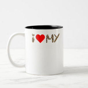 I Liebe My Girlfriend Shirt Ich höre meine Freundi Zweifarbige Tasse