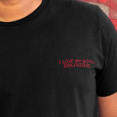 I Liebe My Goth Girlfriend Funny Comic Sans Slogan T-Shirt