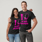 I Liebe My Goth Girlfriend Pink Tropfen Foto T-Shirt (Unisex)