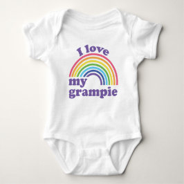 I Liebe My Grampie - Niedlicher Regenbogen Baby Strampler