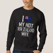 I Liebe My HOT New Zealand Ehefrau Sweatshirt (Vorderseite)