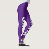 I Liebe My Hubby Lila White Niedlich Girly Chic 20 Leggings (Rechts)
