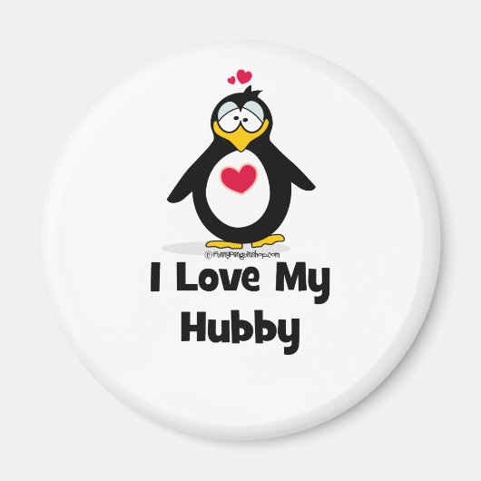 I Liebe My Hubby Magnet (Vorne)