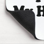 I Liebe My Hubby Mousepad (Ecke)