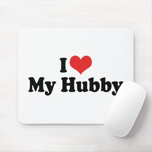 I Liebe My Hubby Mousepad (Mit Mouse)