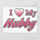 I Liebe My Hubby Postkarte (Vorderseite)