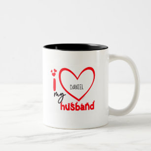 I Liebe My Husband Foto Gift Classic Tasse, 11 oz  Zweifarbige Tasse