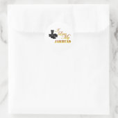 I Liebe My Jarhead 4 Runder Aufkleber (Tasche)