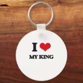I Liebe My King Schlüsselanhänger (Vorderseite)