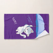 "I LIEBE MY KITTY" Handtuch mit Haustierbezeichnun (Handtuch)