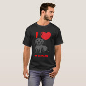 I Liebe My Labrador 3 T-Shirt (Vorne ganz)