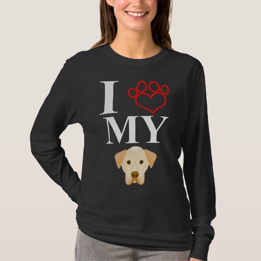 I Liebe My Labrador 63 T-Shirt (Vorderseite)