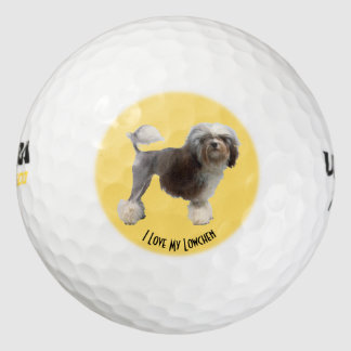 I Liebe My Lowchen Golfball