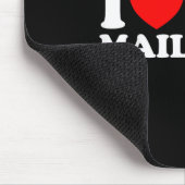 I Liebe My Mail Lady Funny Niedlich Postarbeiter J Mousepad (Ecke)
