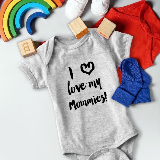 I Liebe My Mommies Baby Jersey Shirt
