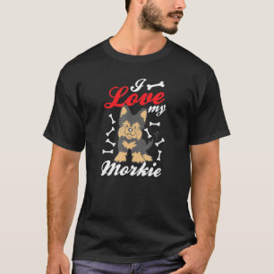 I Liebe My Morkie Yorkie Maltese Dog T-Shirt