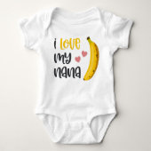 I Liebe My Nana Baby Strampler (Vorderseite)