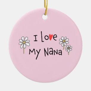 I Liebe My Nana Foto Keramik Ornament