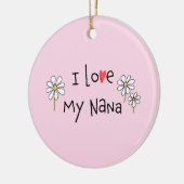 I Liebe My Nana Foto Keramik Ornament (Links)