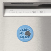 I Liebe My Newf Magnet (In Situ (Geschirrspüler))