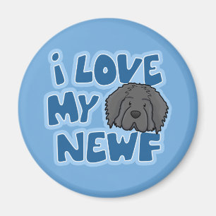I Liebe My Newf Magnet