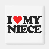 I LIEBE MY NIECE MAGNET (Vorne)