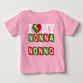 I Liebe My Nonna & Nonno Baby T - Shirt