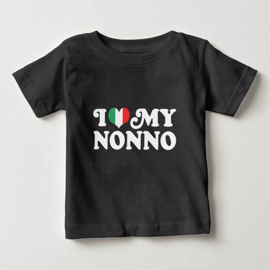 I Liebe My Nonno Baby T-shirt (Vorderseite)