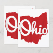 I Liebe My Ohio Zuhause Script Ohio (Vorne/Hinten)