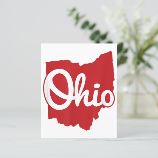 I Liebe My Ohio Zuhause Script Ohio (Stehend Vorderseite)