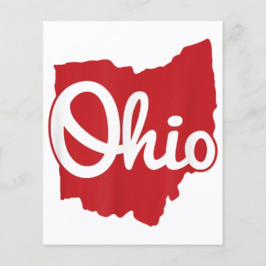 I Liebe My Ohio Zuhause Script Ohio (Vorderseite)