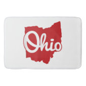 I Liebe My Ohio Zuhause Script Ohio Badematte (Vorderseite)