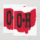 I Liebe My Ohio Zuhause Script Ohio Buckeye Staat (Vorne/Hinten)