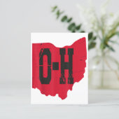 I Liebe My Ohio Zuhause Script Ohio Buckeye Staat (Stehend Vorderseite)
