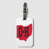I Liebe My Ohio Zuhause Script Ohio Buckeye Staat Gepäckanhänger (Vorderseite Vertikal)