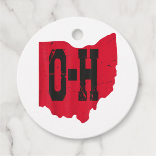 I Liebe My Ohio Zuhause Script Ohio Buckeye Staat Geschenkanhänger
