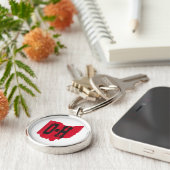 I Liebe My Ohio Zuhause Script Ohio Buckeye Staat Schlüsselanhänger (Seite)