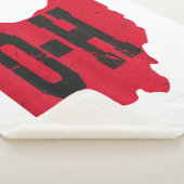 I Liebe My Ohio Zuhause Script Ohio Buckeye Staat Sherpadecke (3/4)