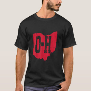 I Liebe My Ohio Zuhause Script Ohio Buckeye Staat T-Shirt