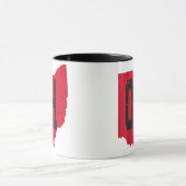 I Liebe My Ohio Zuhause Script Ohio Buckeye Staat Tasse (Zentrum)