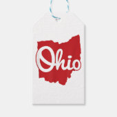 I Liebe My Ohio Zuhause Script Ohio Geschenkanhänger (Vorderseite)