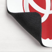 I Liebe My Ohio Zuhause Script Ohio Mousepad (Ecke)