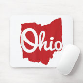 I Liebe My Ohio Zuhause Script Ohio Mousepad (Mit Mouse)