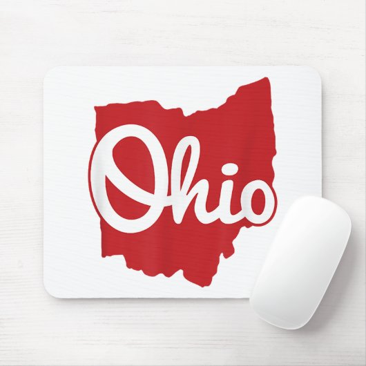 I Liebe My Ohio Zuhause Script Ohio Mousepad (Mit Mouse)