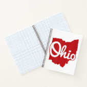 I Liebe My Ohio Zuhause Script Ohio Notizblock (Innenseite)