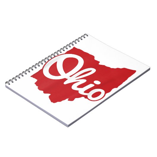 I Liebe My Ohio Zuhause Script Ohio Notizblock (Linke Seite)