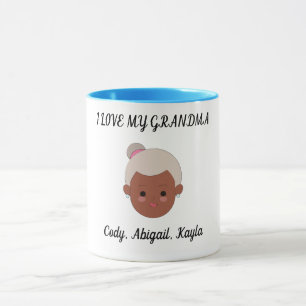 "I Liebe My Oma" zwei tönige Kaffeetasse. Tasse