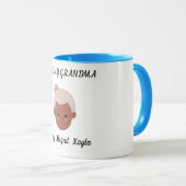 "I Liebe My Oma" zwei tönige Kaffeetasse. Tasse (VorderseiteRechts)