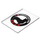 I Liebe My Pembroke Welsh Corgi Notebook Notizblock (Linke Seite)