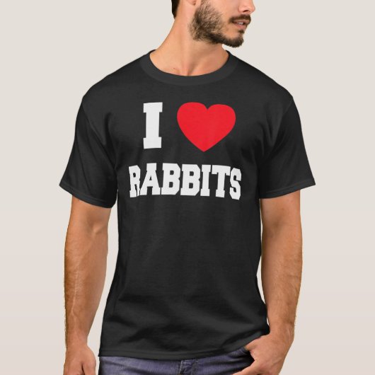I Liebe My Rabbit Classic T - Shirt Copy (Vorderseite)